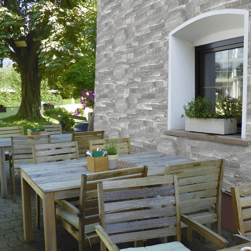Load image into Gallery viewer, Nest Dusk - Grey Porcelain Wall Cladding Tiles - 385 x 75 x 9mm