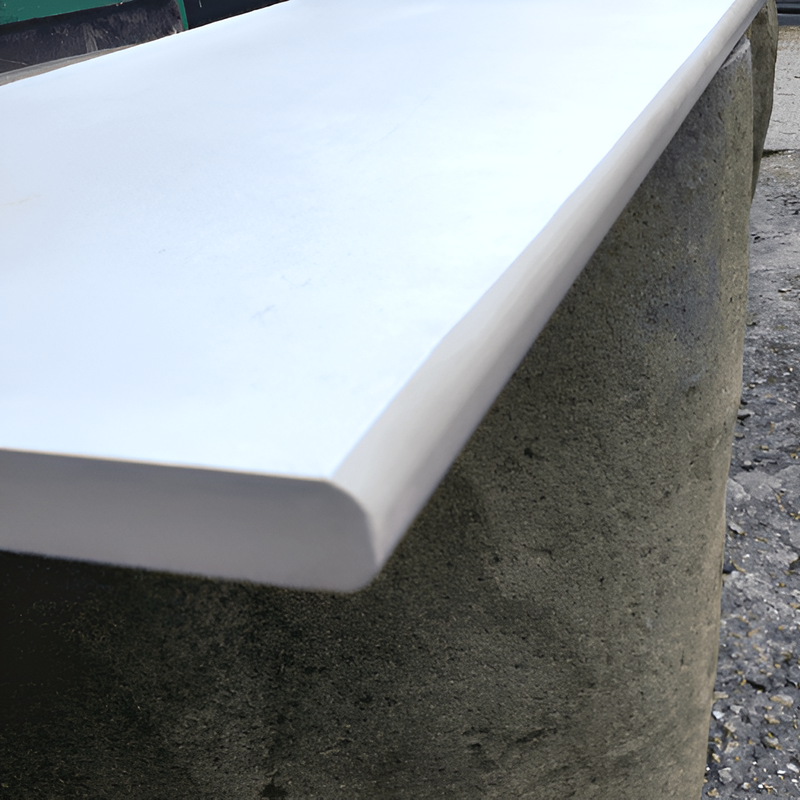 Load image into Gallery viewer, Himalayan - White Porcelain Paving Tiles - 900 x 600 x 20mm - Bullnose Edge