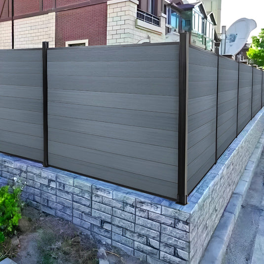 Slate - Black Premium Composite Fencing - Board - 1830 x 150 x 20mm