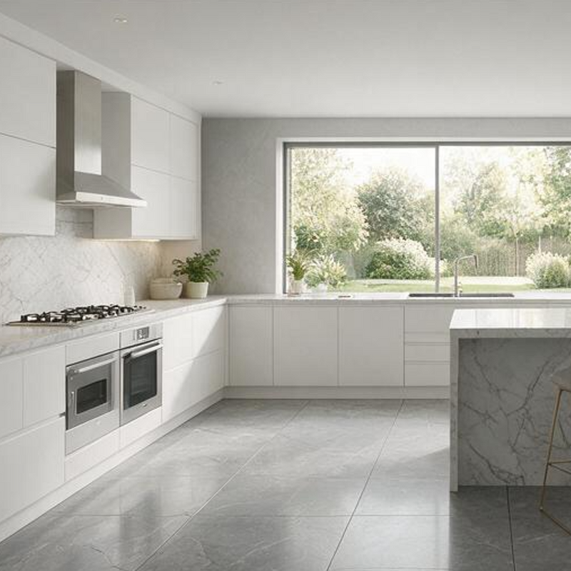 Load image into Gallery viewer, Pulpis - Grey Porcelain Paving Tiles - Polished Finish - 600 x 600 x 7mm