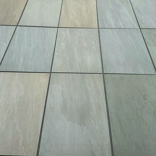 Raj - Green Porcelain Paving Tiles - 900 x 600 x 20mm