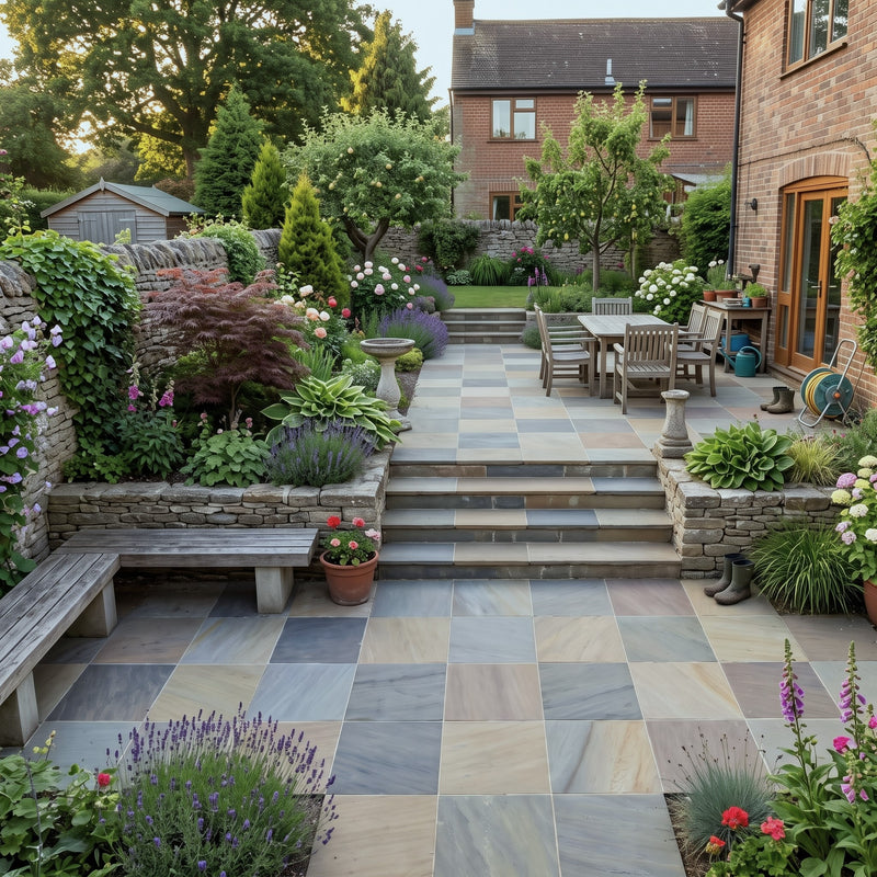 Load image into Gallery viewer, Raj - Green Porcelain Paving Tiles - 600 x 600 x 20mm