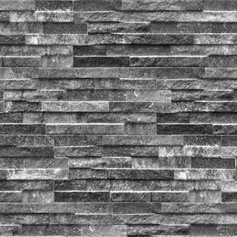 Load image into Gallery viewer, Reflection Lava - Black & Grey Porcelain Wall Cladding Tiles - 400 x 160 x 9mm