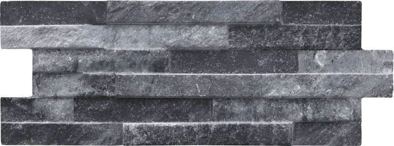 Load image into Gallery viewer, Reflection Lava - Black & Grey Porcelain Wall Cladding Tiles - 400 x 160 x 9mm