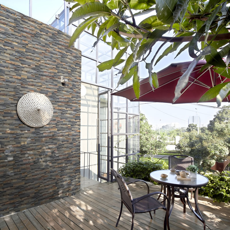 Load image into Gallery viewer, Reflection Terra - Grey & Brown Porcelain Wall Cladding Tiles - 400 x 160 x 9mm