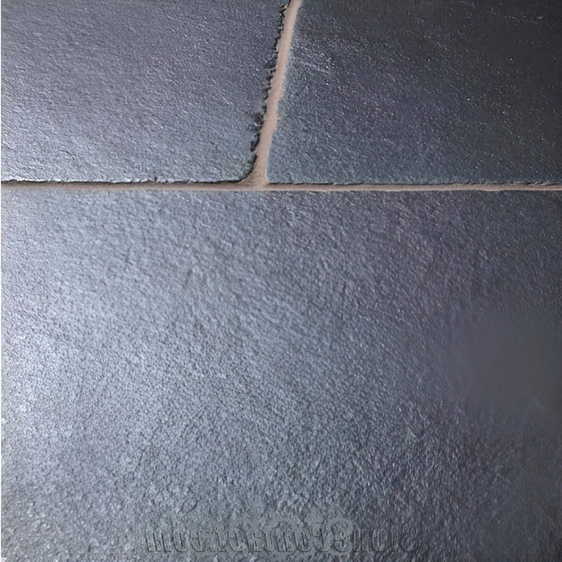 Load image into Gallery viewer, Kota Black Limestone Paving - 900 x 600 x 22mm - Sawn & Riven