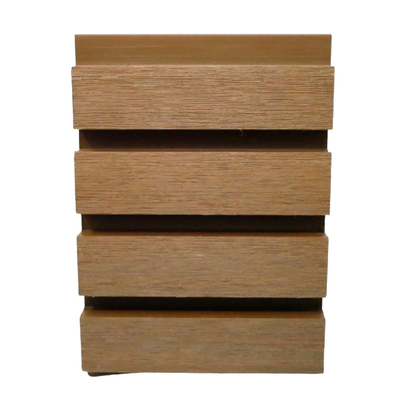 Load image into Gallery viewer, Slatted Spiced Cedar - Brown Composite Cladding - Cladding Board - 2500 x 200 x 26 mm