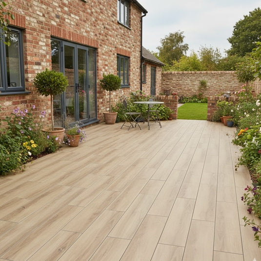 Lake Wood - Brown Porcelain Planks - 1200 x 300 x 20mm