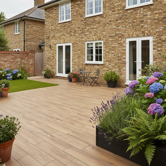 Brown Wood - Brown Porcelain Planks - 1200 x 300 x 20mm