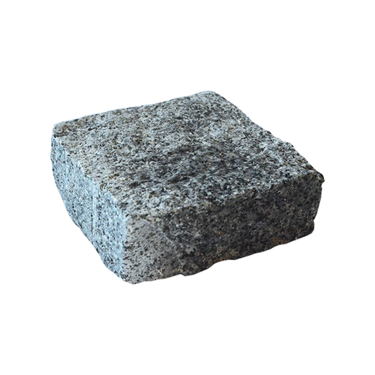 Dark Grey Granite Cobbles - 100 x 100 x 60mm Pack - Cropped