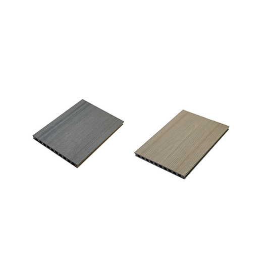 Mayfair Smokey & Vintage - Grey & Brown Composite Decking - Decking Board (Reversible)- 3660 x 216 x 25 mm