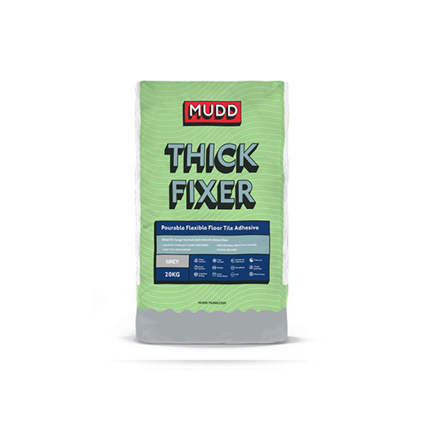 Load image into Gallery viewer, Mudd Thick Fixer Flexible Floor Tile Adhesive - Grey - 20kg
