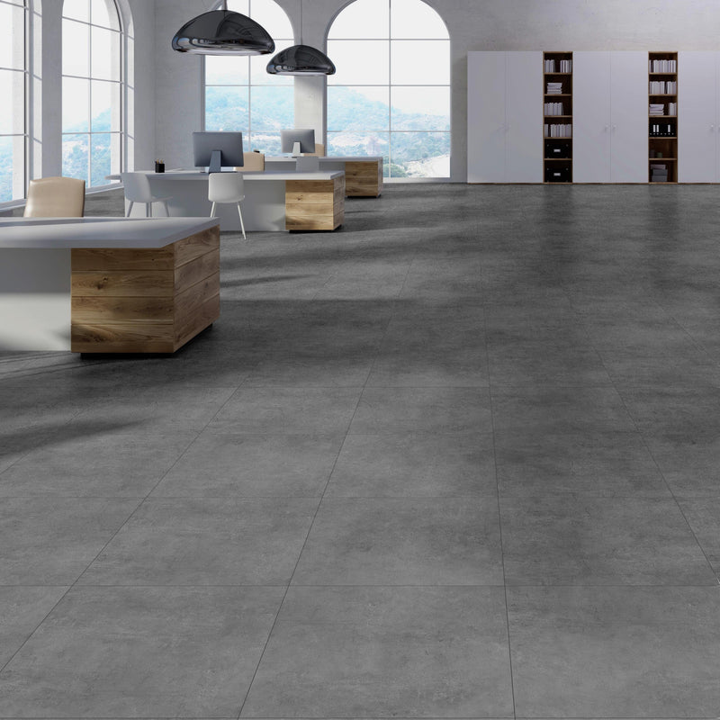 Load image into Gallery viewer, Ark Dark - Grey Porcelain Paving Tiles - 600 x 600 x 7mm
