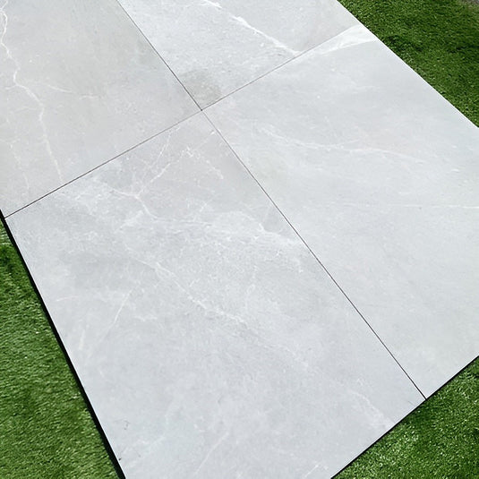 Bahama - White Porcelain Paving Tiles - 900 x 600 x 20mm