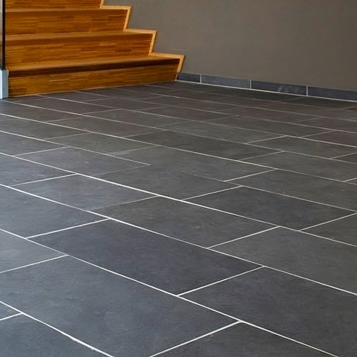 Load image into Gallery viewer, Brazilian - Black Slate Paving - 900 x 600 x 20mm - Sawn &amp; Riven
