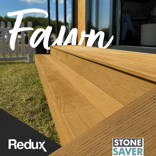 Redux Fawn - Brown Composite Decking - Decking Board - 3600 x 176 x 22 mm