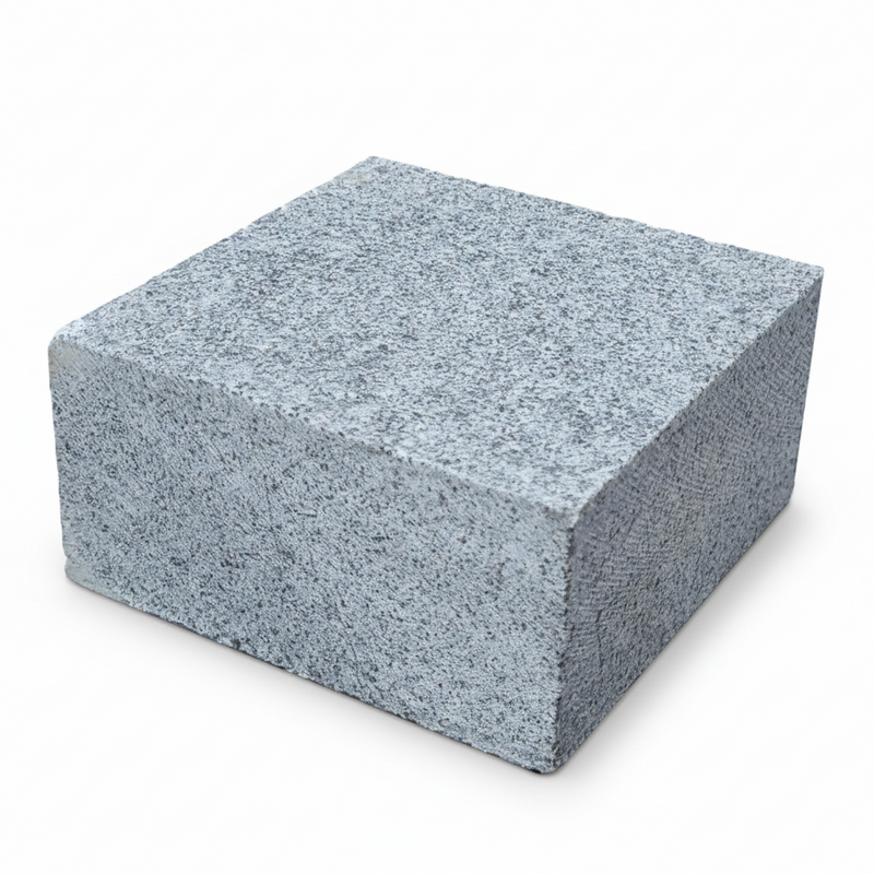Load image into Gallery viewer, Dark Grey Granite Block Paving - 100 x 100 x 50mm - Sawn &amp; Flamed

