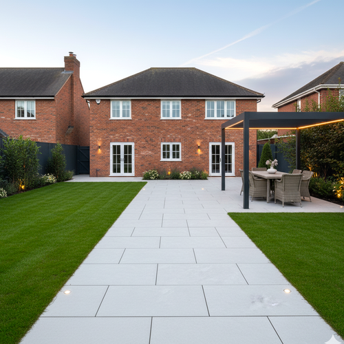 Universal - Grey Porcelain Paving Tiles - 900 x 600 x 20mm