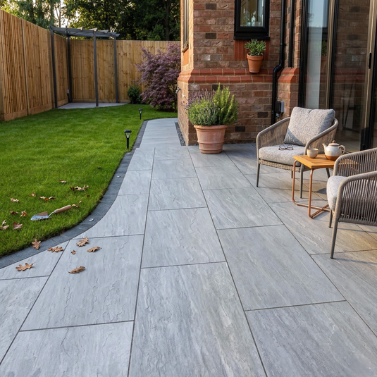 Kandala - Grey Porcelain Paving Tiles - 1200 x 600 x 20mm