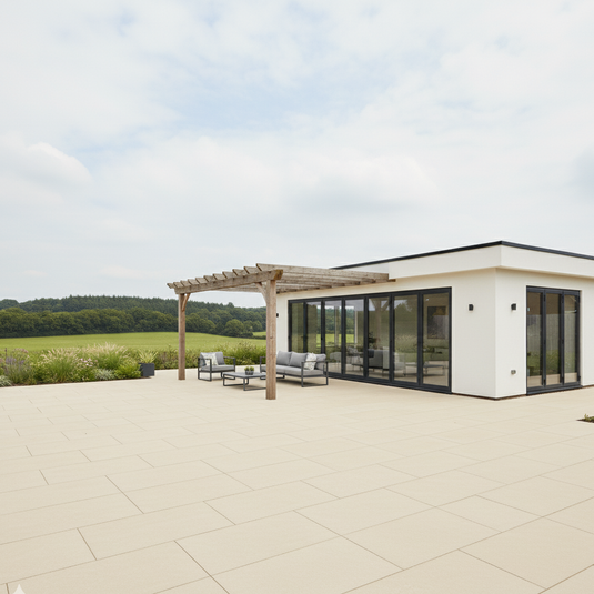 Bahama - Beige Porcelain Paving Tiles - 900 x 600 x 20mm