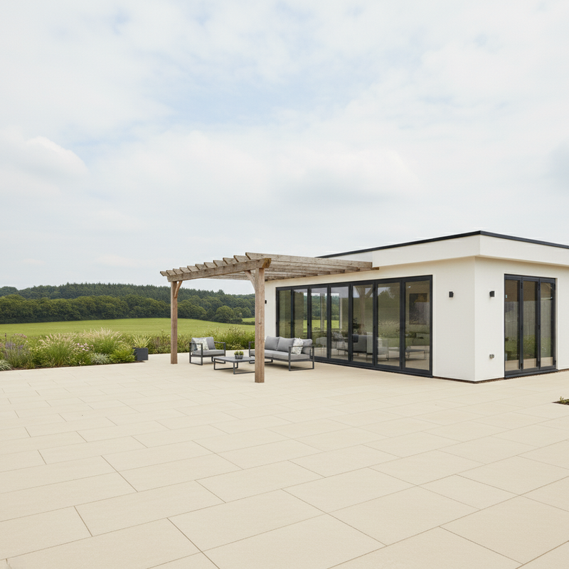 Load image into Gallery viewer, Bahama - Beige Porcelain Paving Tiles - 900 x 600 x 20mm
