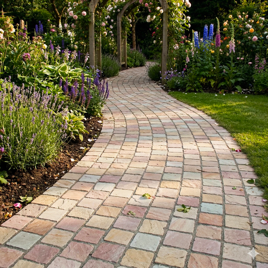 Modak Indian Sandstone Setts - 135 x 135 x 25-35mm