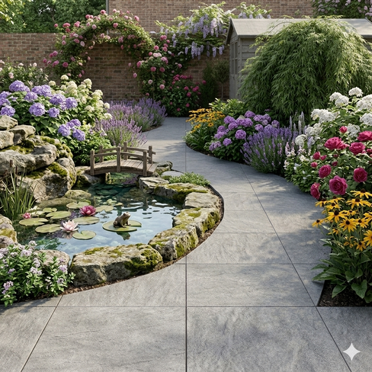 Rasa - Grey Porcelain Paving Tiles - 900 x 600 x 20mm