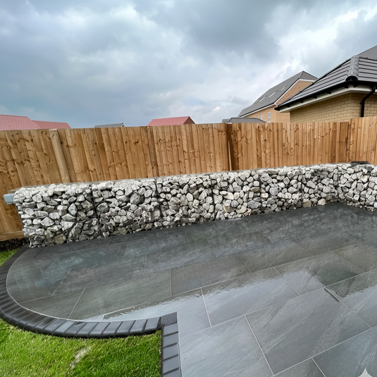 Anthracite - Black Porcelain Paving Tiles - 900 x 600 x 20mm