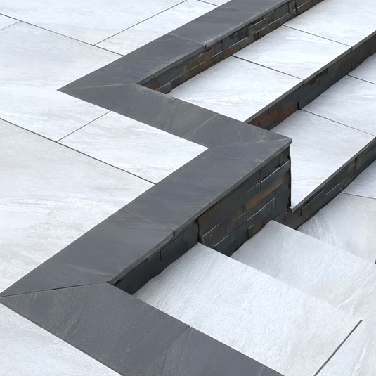 Anthracite - Porcelain Planks - 900 x 150 x 20mm