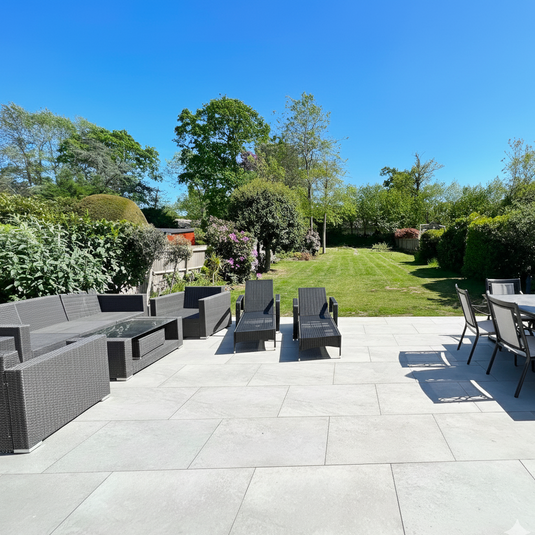 Castle - Grey Porcelain Paving Tiles - 900 x 600 x 20mm