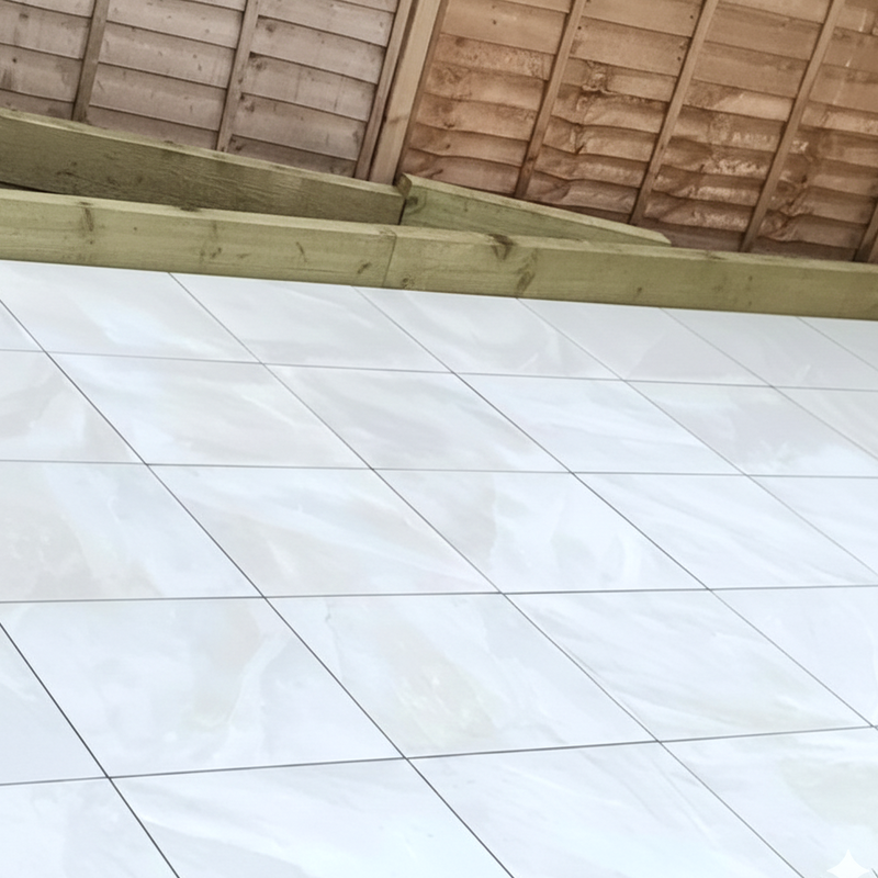 Load image into Gallery viewer, Etna - White Porcelain Paving Tiles - 600 x 600 x 20mm
