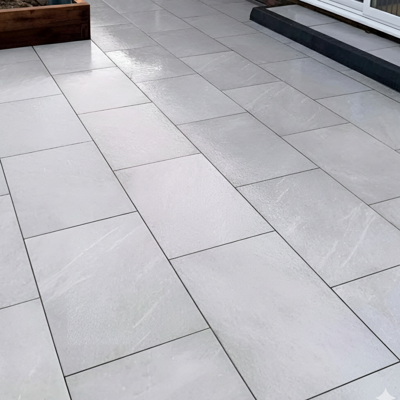 Load image into Gallery viewer, Universal - Grey Porcelain Paving Tiles - 900 x 600 x 20mm

