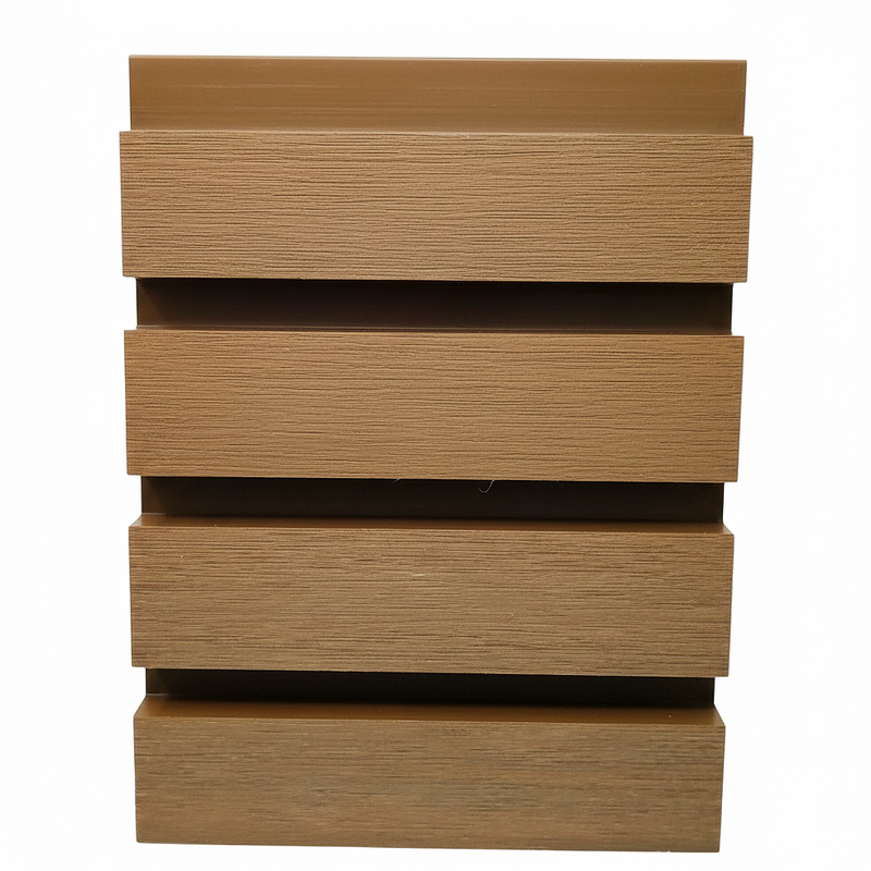 Load image into Gallery viewer, Slatted Spiced Cedar - Brown Composite Cladding - Cladding Board - 2500 x 200 x 26 mm
