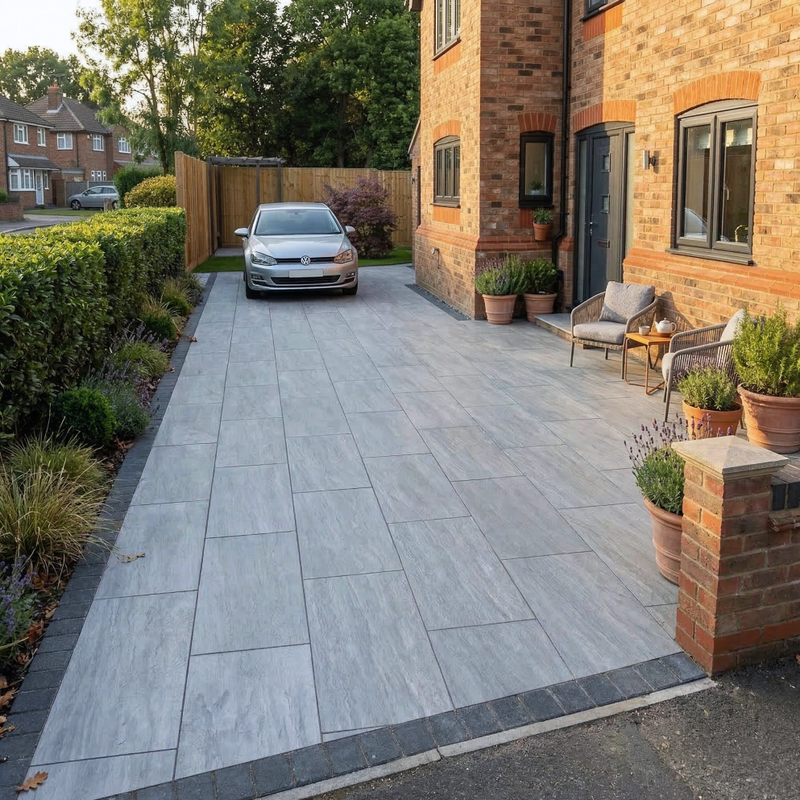 Load image into Gallery viewer, Kandala - Grey Porcelain Paving Tiles - 1200 x 600 x 20mm
