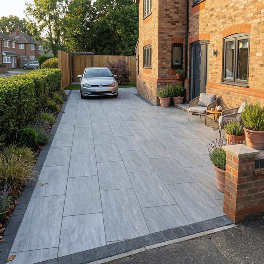 Kandala - Grey Porcelain Paving Tiles - 1200 x 600 x 20mm