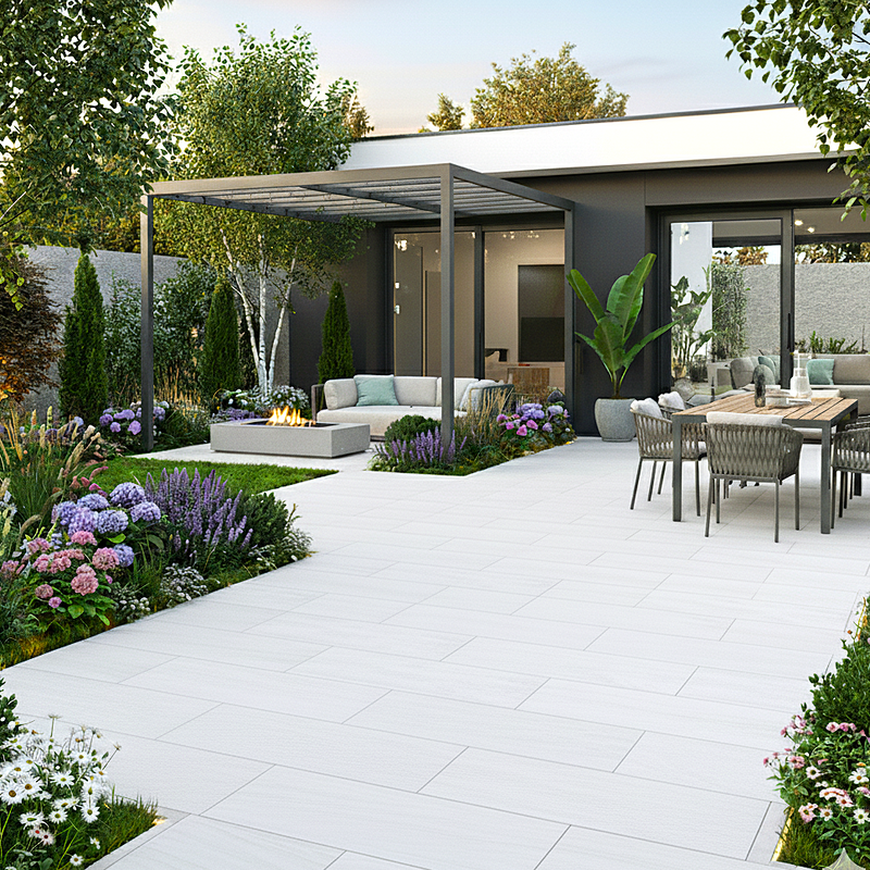 Load image into Gallery viewer, Everest Pearl - Grey Porcelain Paving Tiles - 900 x 600 x 20mm
