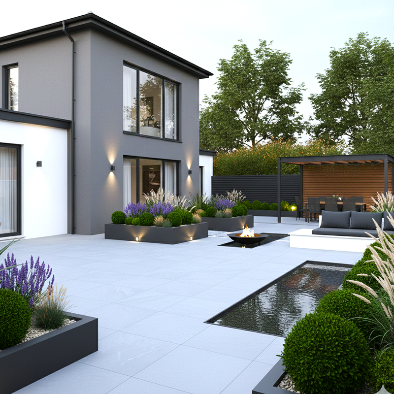 Load image into Gallery viewer, Aruba - Grey Porcelain Paving Tiles - 600 x 600 x 20mm
