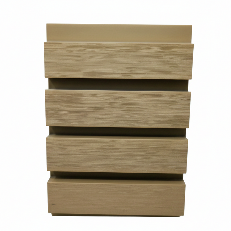 Load image into Gallery viewer, Slatted Natural Oak - Brown Composite Cladding - Cladding Board - 2500 x 200 x 26 mm
