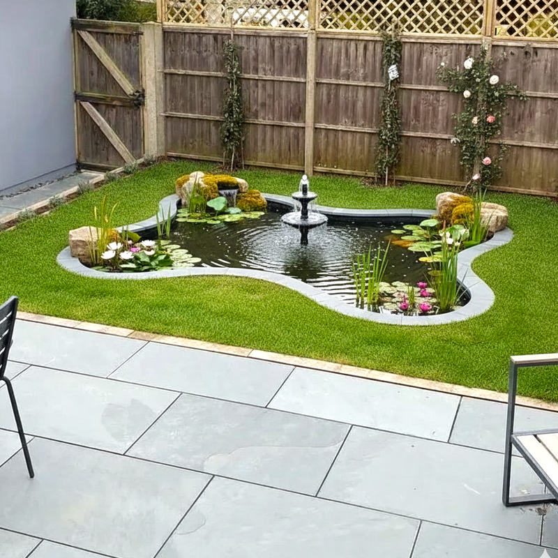 Load image into Gallery viewer, Brazilian - Grey Slate Paving - 900 x 600 x 20mm - Sawn &amp; Riven
