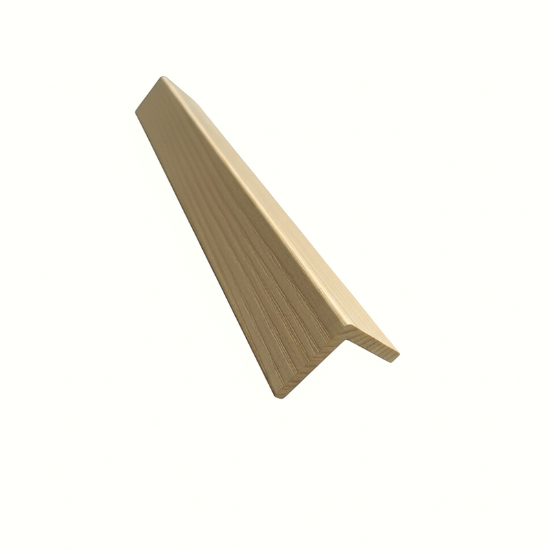 Load image into Gallery viewer, Slatted Natural Oak - Brown Composite Cladding - L Trim - 2200 x 49.25 x 49.25 mm
