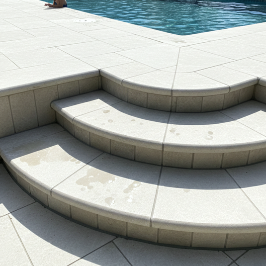 Bahama - White Porcelain Paving Tiles - 900 x 600 x 20mm