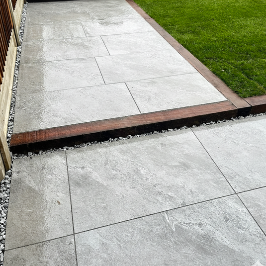 Himalayan - Grey Porcelain Paving Tiles - 900 x 600 x 20mm