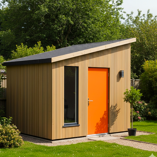 Slatted Spiced Cedar - Brown Composite Cladding - Connector Piece - 2200 x 49.25 x 49.25 mm