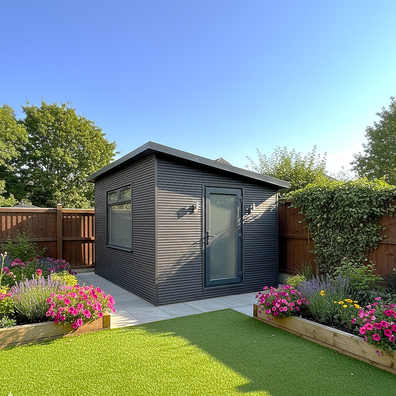 Load image into Gallery viewer, Slatted Stone - Grey Composite Cladding - Connector Piece - 2200 x 49.25 x 49.25 mm
