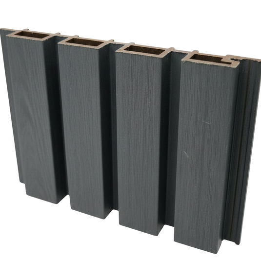 Slatted Stone - Grey Composite Cladding - Connector Piece - 2200 x 49.25 x 49.25 mm
