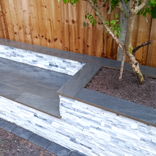 Anthracite - Porcelain Planks - 900 x 150 x 20mm
