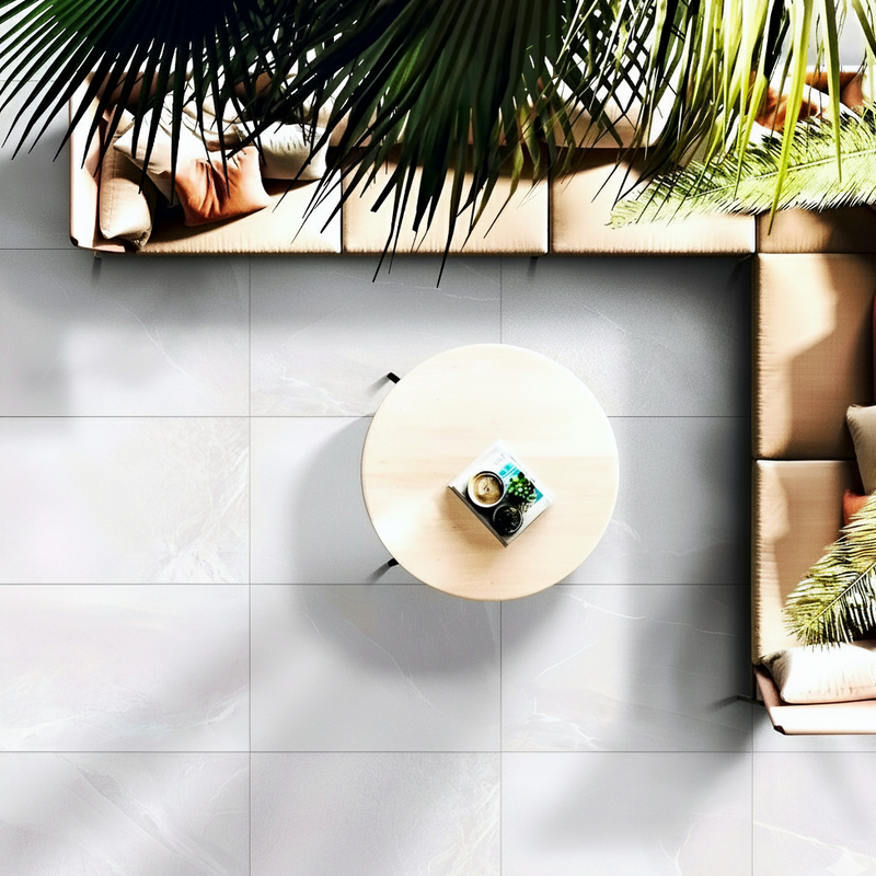 Load image into Gallery viewer, Bahama - White Porcelain Paving Tiles - 900 x 600 x 20mm
