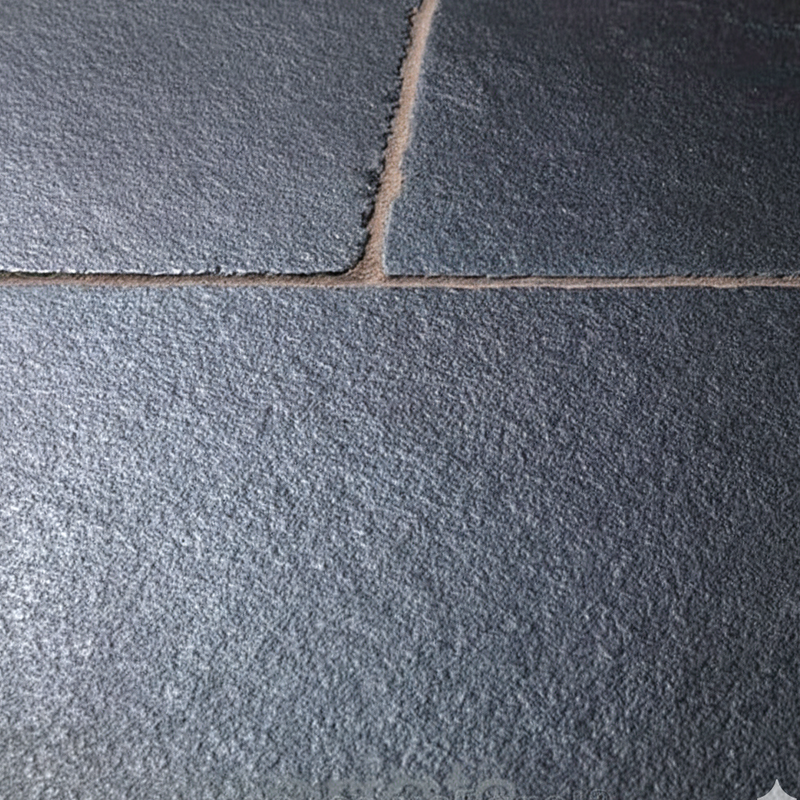 Load image into Gallery viewer, Kota Black Limestone Paving - 600 x 600 x 22mm - Sawn &amp; Riven
