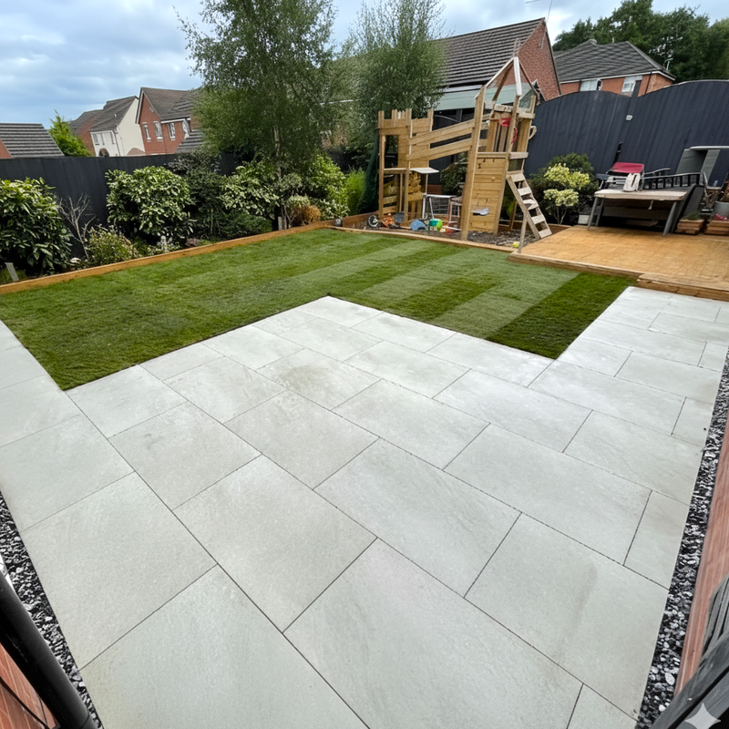 Load image into Gallery viewer, Castle - Grey Porcelain Paving Tiles - 900 x 600 x 20mm
