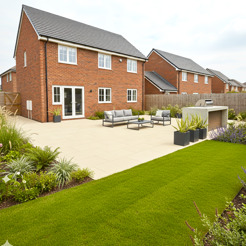 Load image into Gallery viewer, Bahama - Beige Porcelain Paving Tiles - 900 x 600 x 20mm
